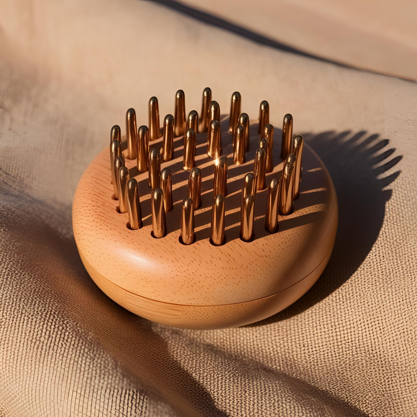 HAIRZEN Wooden - Bronze Scalp Massager