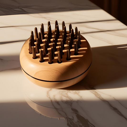 HAIRZEN Wooden - Bronze Scalp Massager
