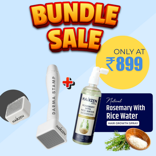 Adjustable Derma Stamp + Rosemary Ricewater Hair spray